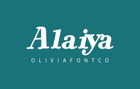 Alaiya: A Romantic Script Font for Campaign Creativity
