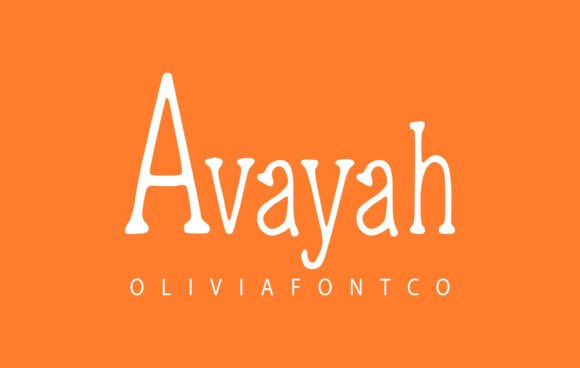 Avayah: A Script Font for Editorial Design and Creative Expression