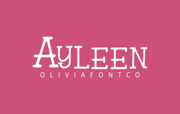 Ayleen: A Handwritten Font for Editorial Elegance