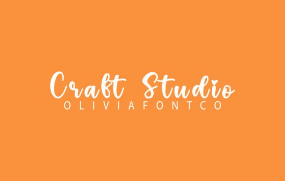 Craft Studio Font: A Romantic Handwritten Touch for Your Creative Projects