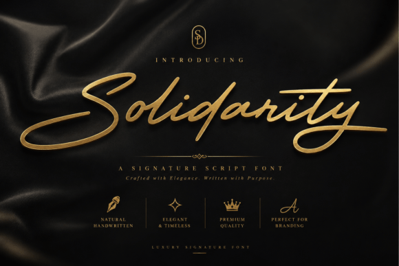 Exploring Solidarity Signature: A Handwritten Font with Soul