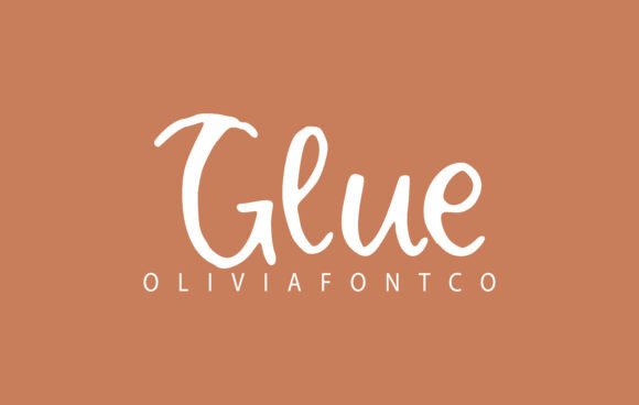 Glue Font: A Romantic Handwritten Touch for Branding