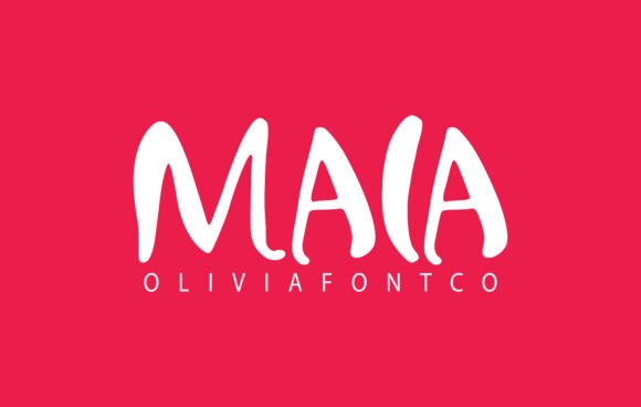 Maia: A Romantic Handwritten Font for Creative Branding
