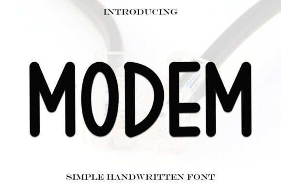 Modem: A Script Font for Elegant Web Design