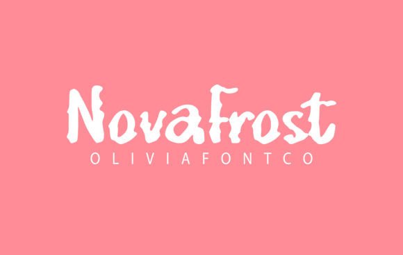 Novafrost: A Romantic Script Font for Digital Design