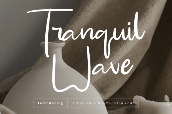 Tranquil Wave: A Font That Brings Calm to Your Brand