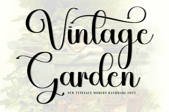Vintage Garden Script Font for Digital Marketers