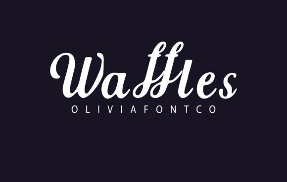 Waffles: A Handwritten Font for Editorial Elegance