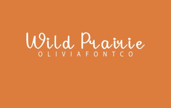 Wild Prairie Font: A Romantic Handwritten Script for Crafters and Designers