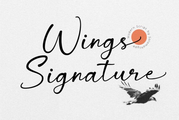 Wings Signature: A Script Font for Editorial Excellence
