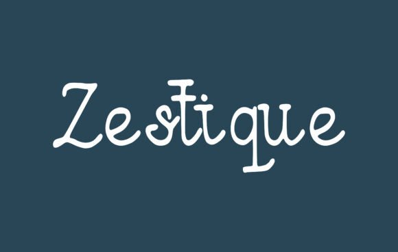 Zestique: A Romantic Script Font for Creative Branding